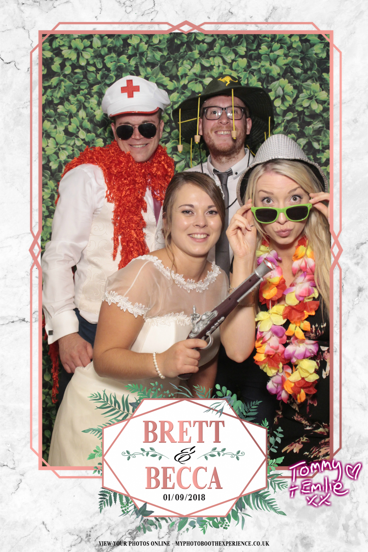 Brett & Becca's Wedding | View more photos from the event at gallery.myphotoboothexperience.co.uk/u/MyPhotoBoothExperienceLtd/Brett-Beccas-Wedding